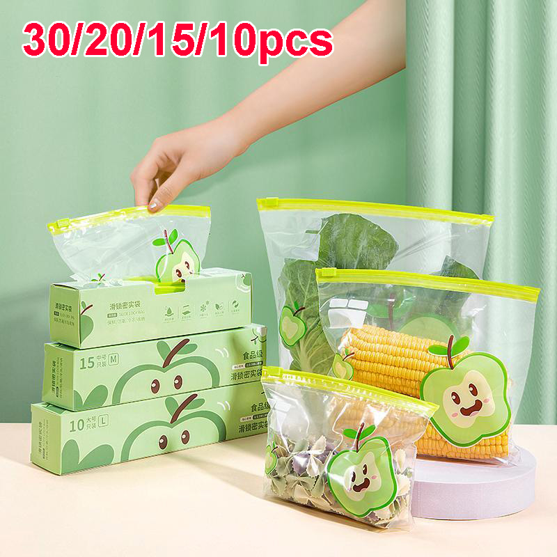 Food Storage With Lock - Wielorazowe torby strunowe z zamkiem błyskawicznym,
