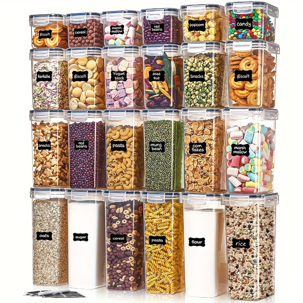 Food Storage Canister - 24 szt. Pojemniki do przechowywania żywności,