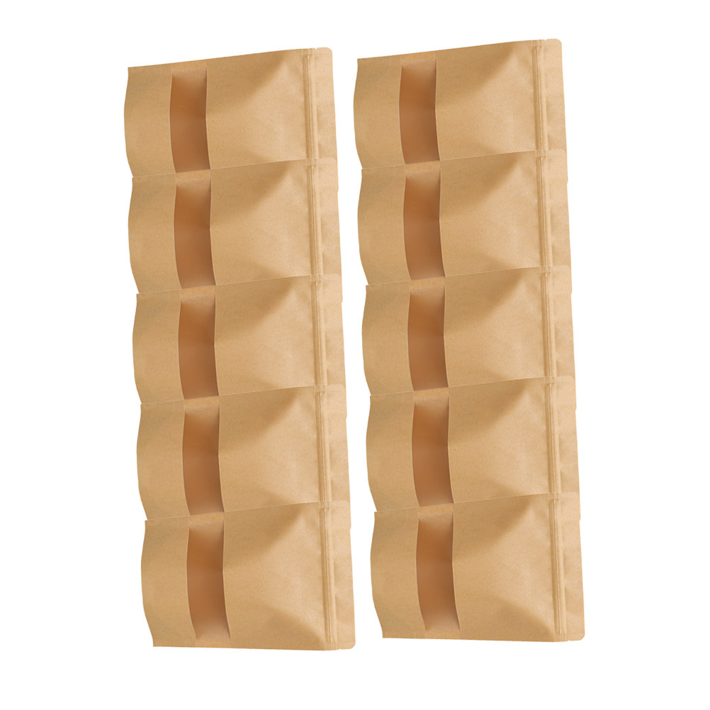 Food Storage Bag - 50 sztuk ekologicznych, samodzielnie stojących torebek