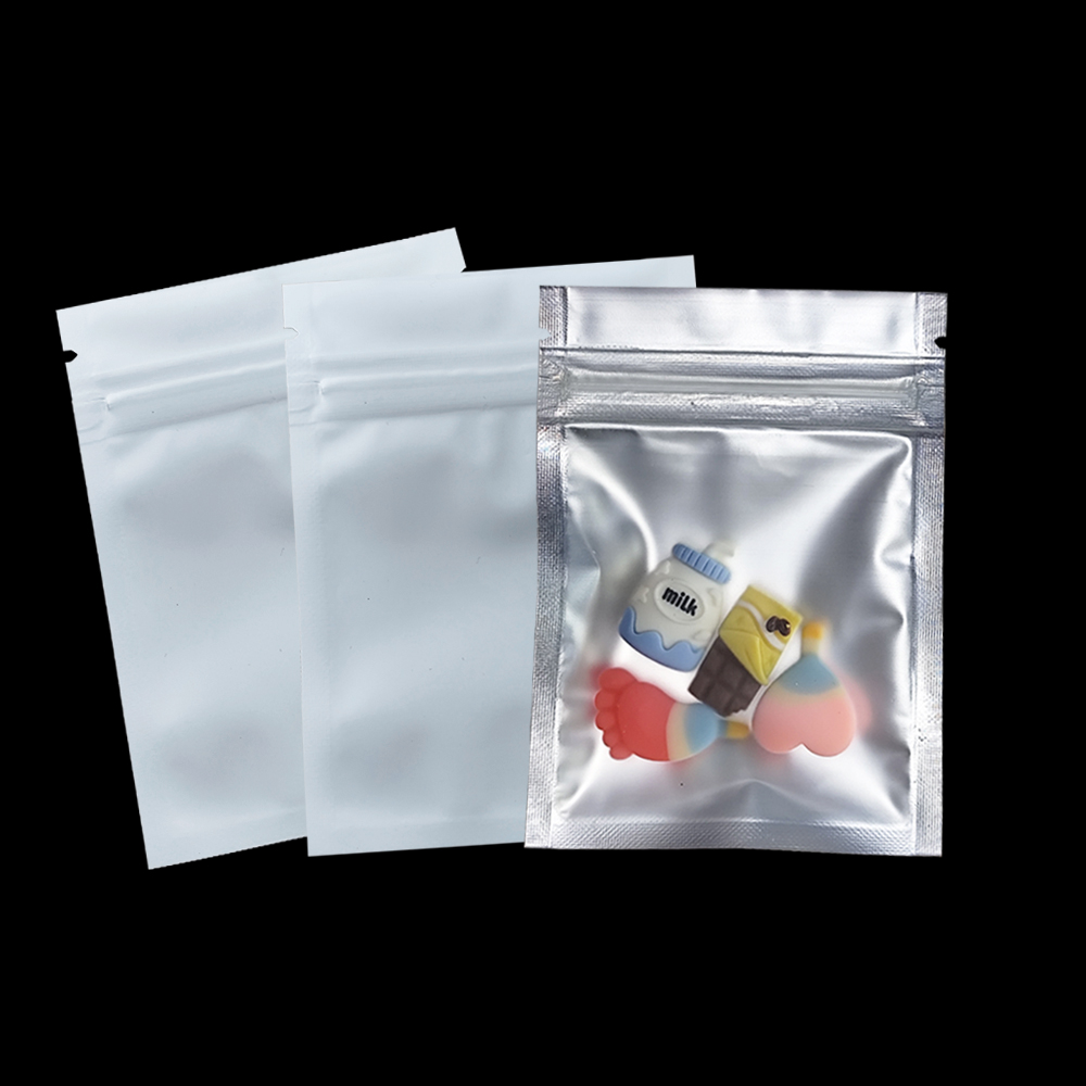 Food Storage With Lock - 100szt/lot Matte Clear Zip Lock Plastic
