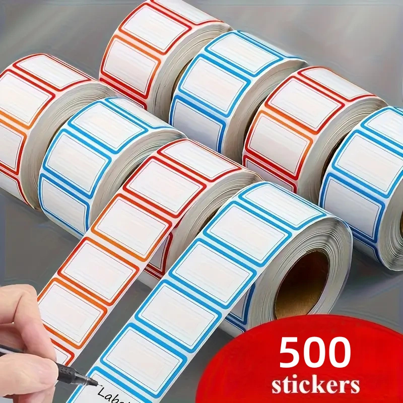 Food Storage Canister - 500 szt. Etykiet do zamrażarki, naklejki