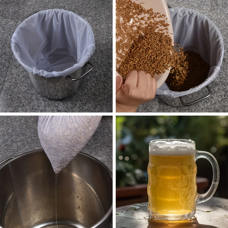 Produce Bag Reusable Mesh - Wielorazowe worki filtrujące, odpowiednie do kawy