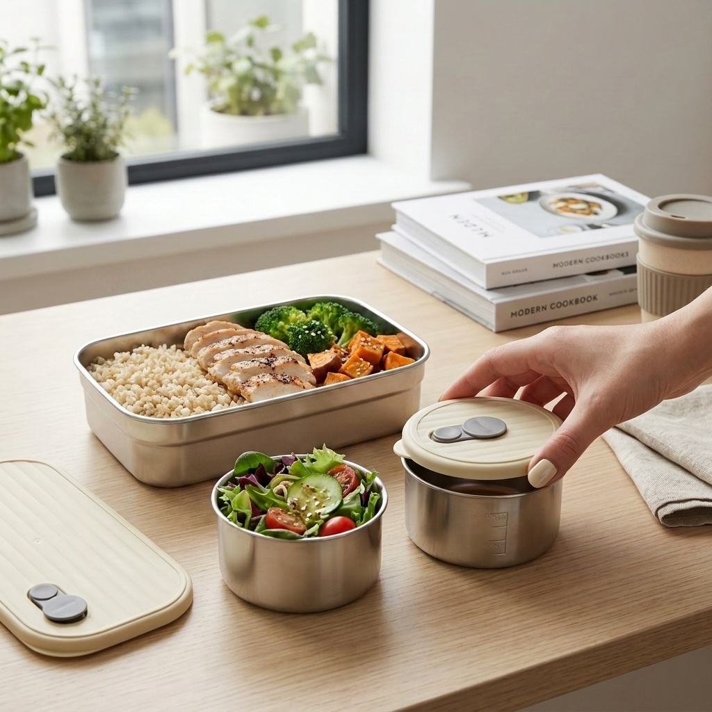 Food Storage Safety - Bezpieczny do używania w mikrofalówce zestaw