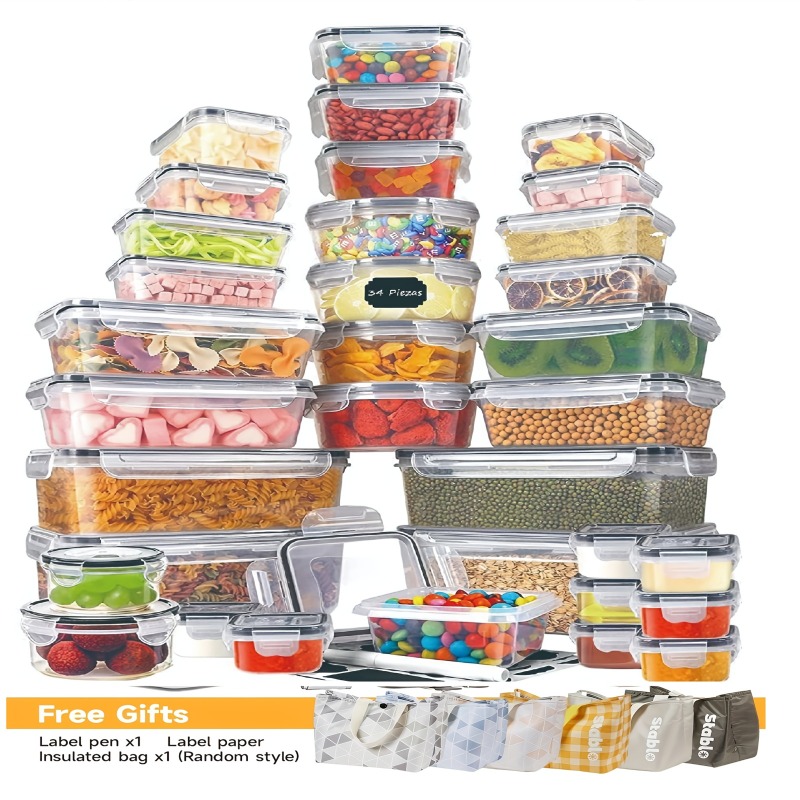 Food Storage Canister - 48-częściowy zestaw pojemników do przechowywania żywności