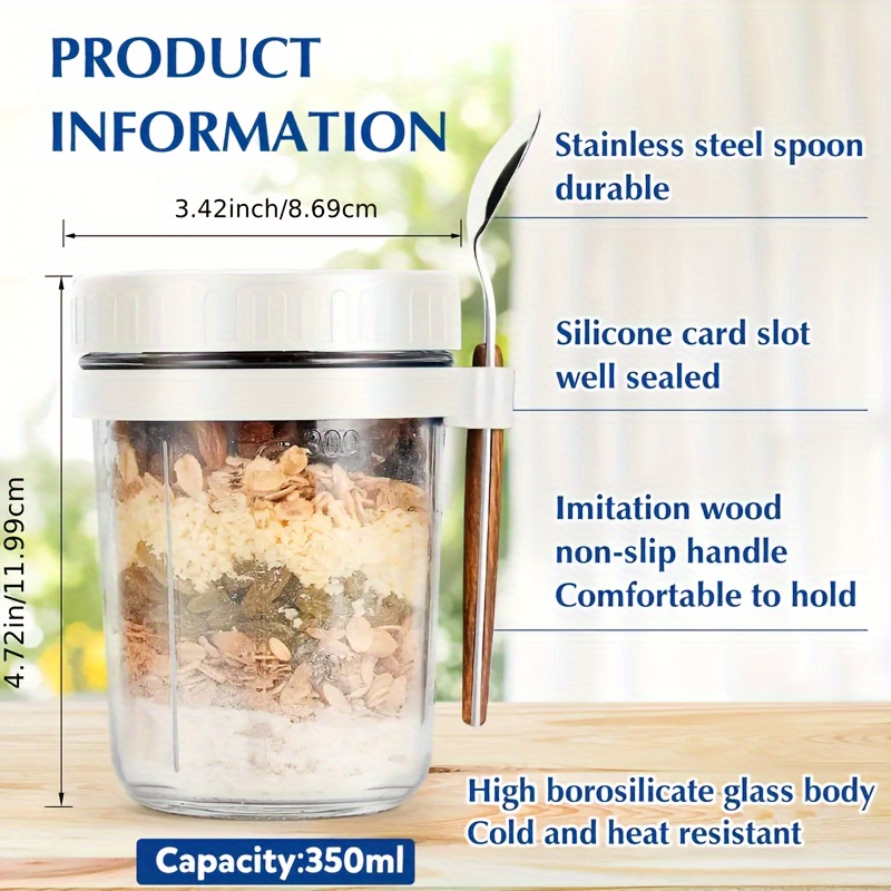 1 szt./2 szt. Szklany kubek na – Food Storage Canister recenzja i cena