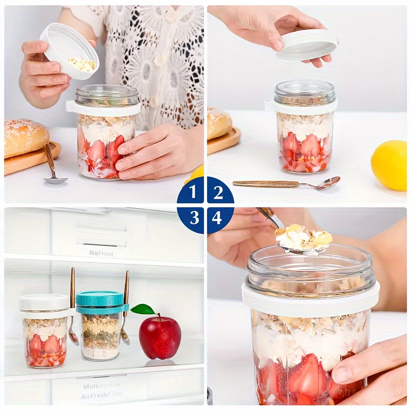 1 szt./2 szt. Szklany kubek na – Food Storage Canister recenzja i cena