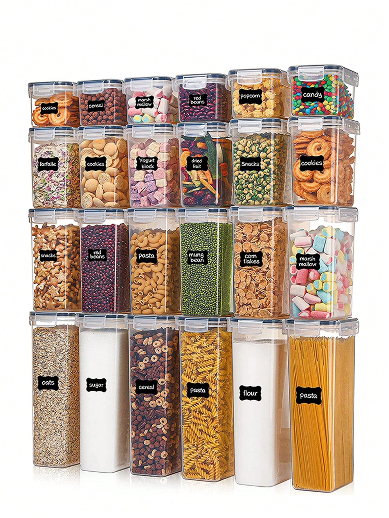 48 szt. Hermetycznych pojemnik – Food Storage With Lock recenzja i cena