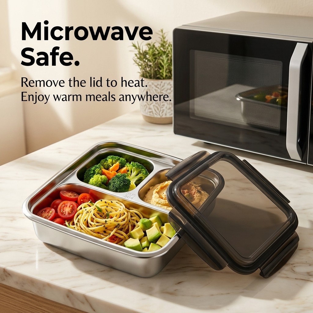 Pojemnik na lunch o dużej poje – Food Storage Safety recenzja i cena