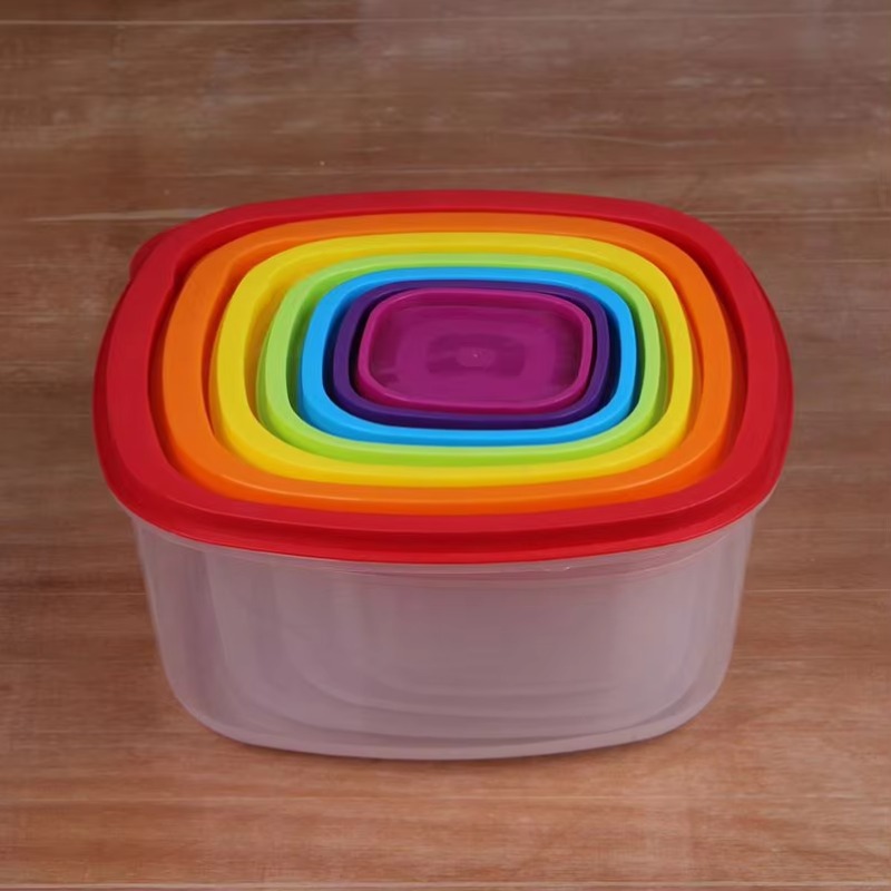 Rainbow 7-częściowy plastikowy – Food Storage Is recenzja i cena