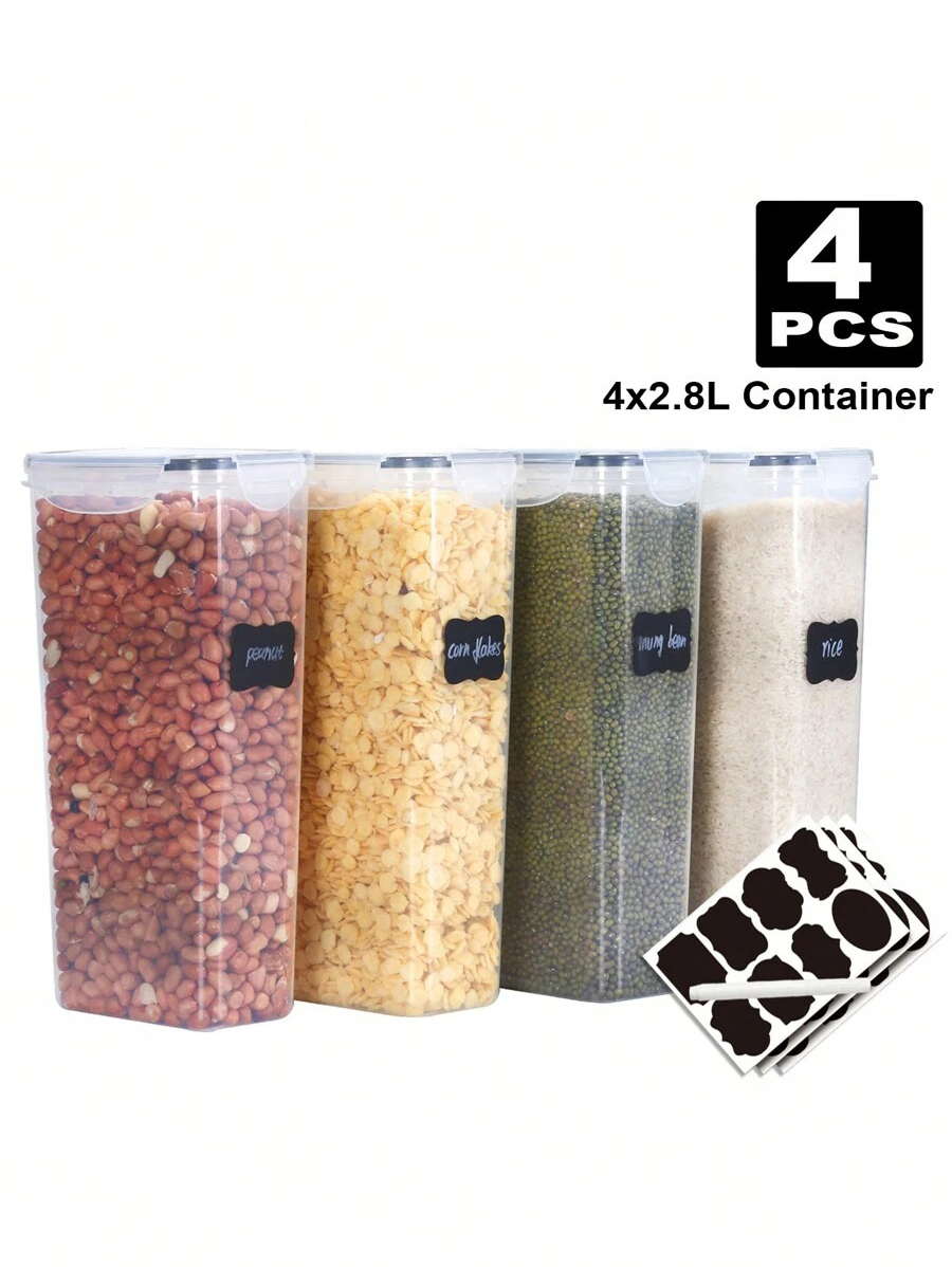 1/2/4 szt. Szczelne słoiki do  – Food Storage Jar Labels recenzja i cena