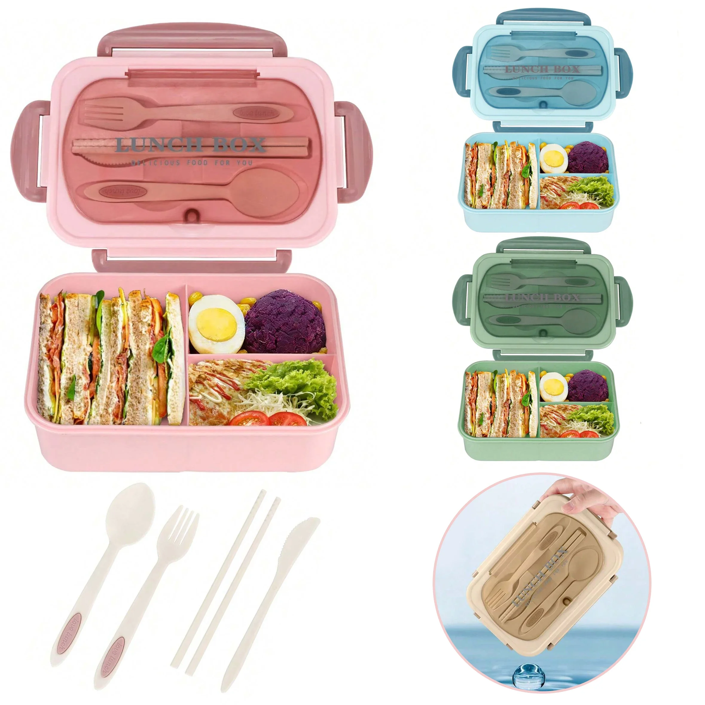 Pudełko Bento dla dorosłych z  – Food Storage Safety recenzja i cena