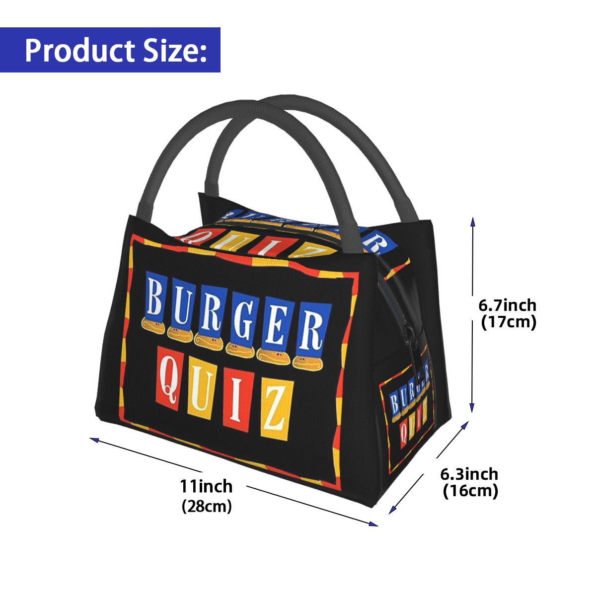 Burger Quiz Nowe Logo Izolowan – Food Storage Quiz recenzja i cena
