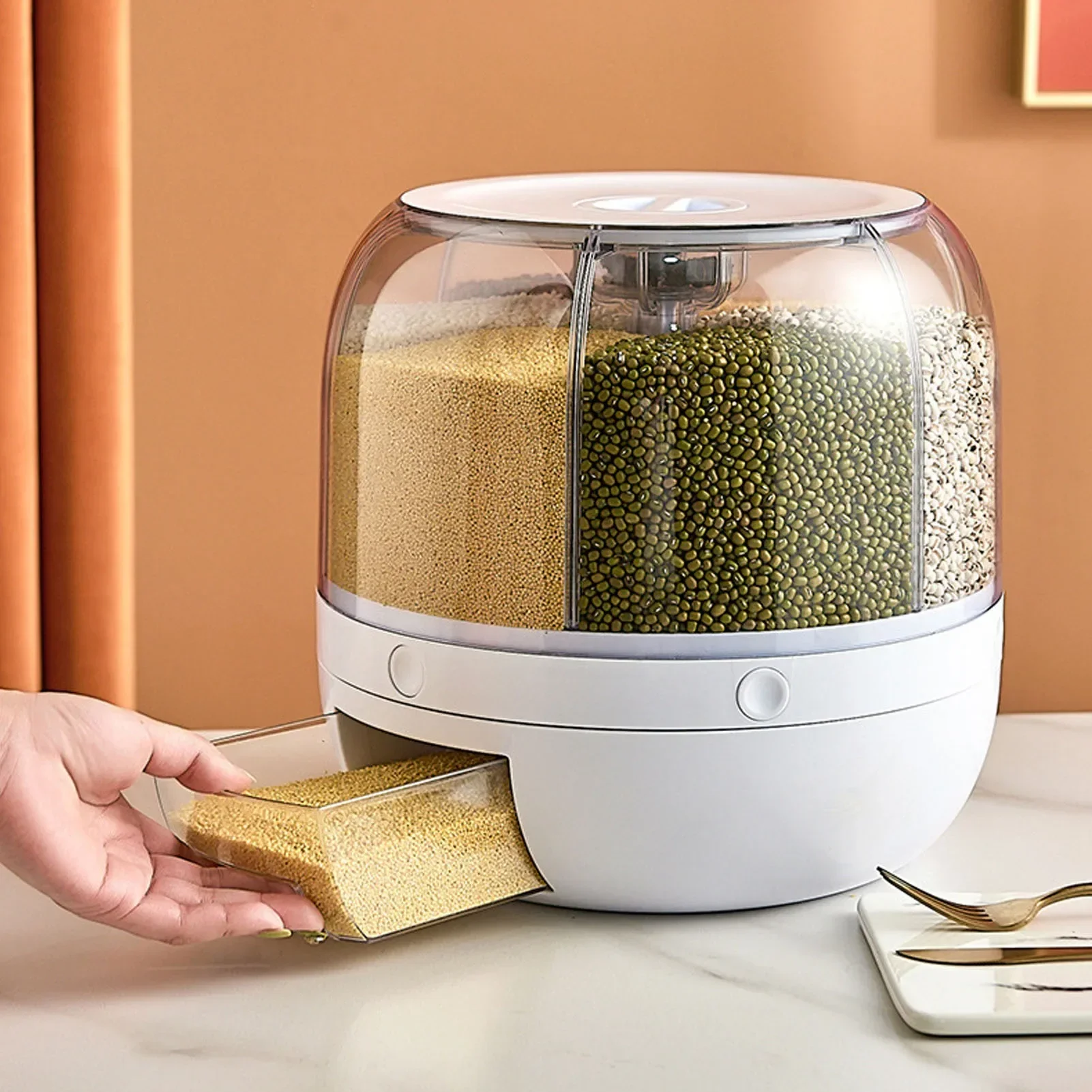 6-komorowy 360 °   Obrotowy, s – Food Storage Pantry recenzja i cena