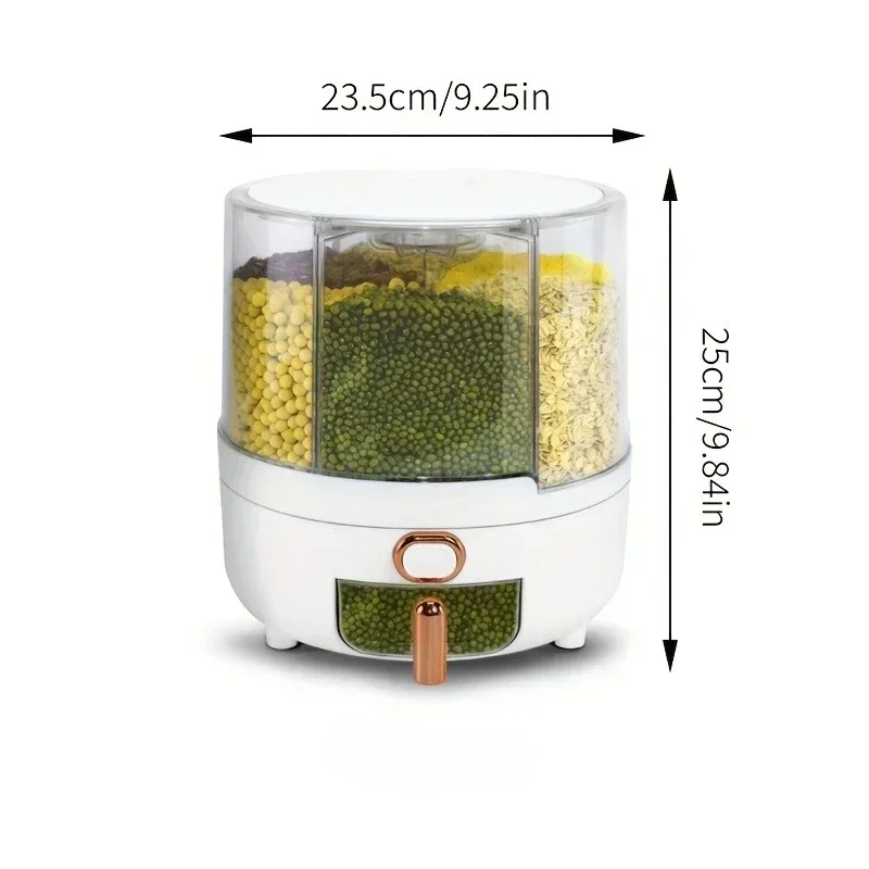 6-komorowy 360 °   Obrotowy, s – Food Storage Pantry recenzja i cena