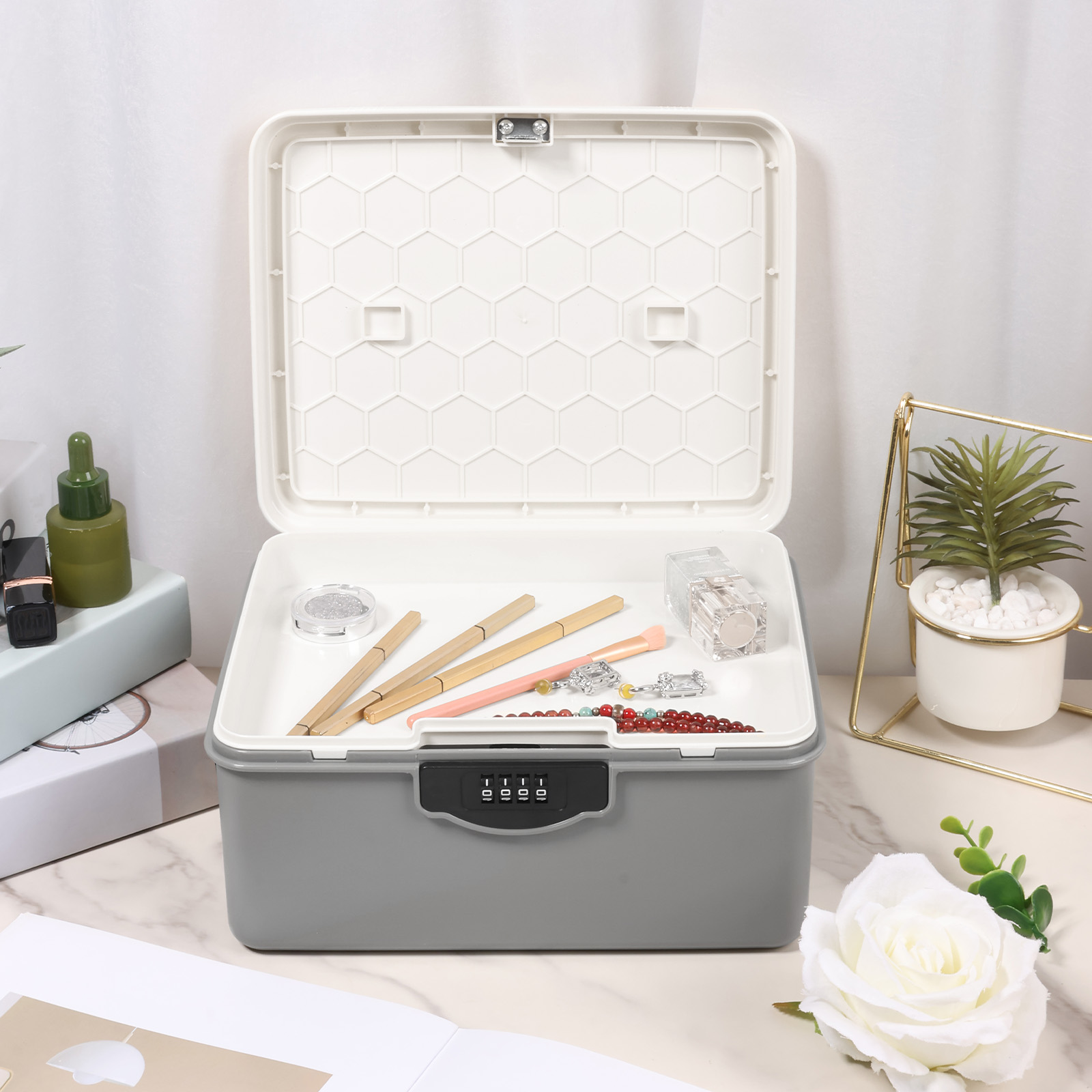 Cyfrowy sejf na hasło, skrzynk – Food Storage With Lock recenzja i cena