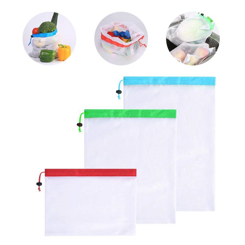 3 rozmiary siatki wielokrotneg – Produce Bag Reusable Mesh recenzja i cena