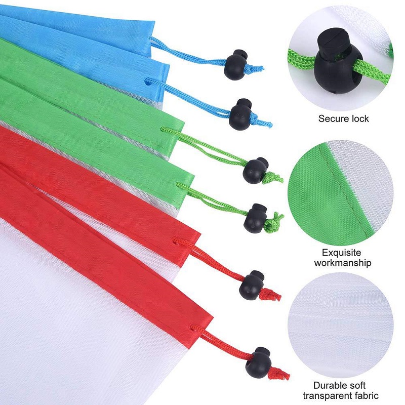 3 rozmiary siatki wielokrotneg – Produce Bag Reusable Mesh recenzja i cena