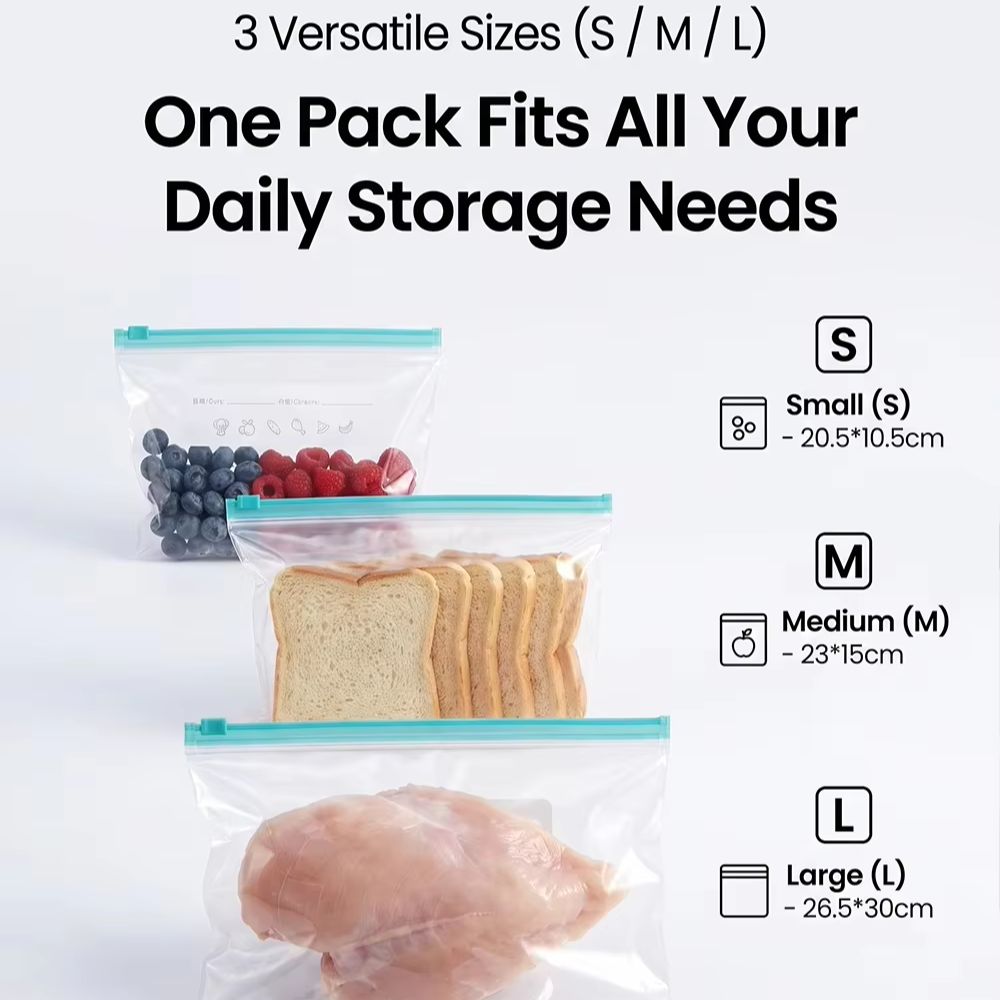 Grube samozamykające się toreb – Food Storage With Lock recenzja i cena