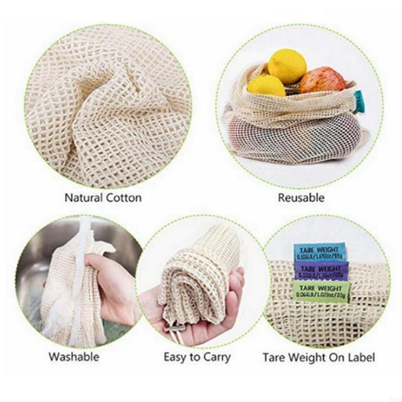 Torby bawełniane z siatki Bawe – Produce Bag Reusable Mesh recenzja i cena
