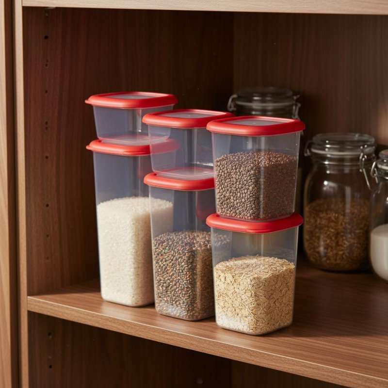 6-częściowy zestaw szczelnych  – Food Storage Canister recenzja i cena