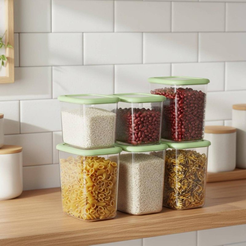 6-częściowy zestaw szczelnych  – Food Storage Canister recenzja i cena