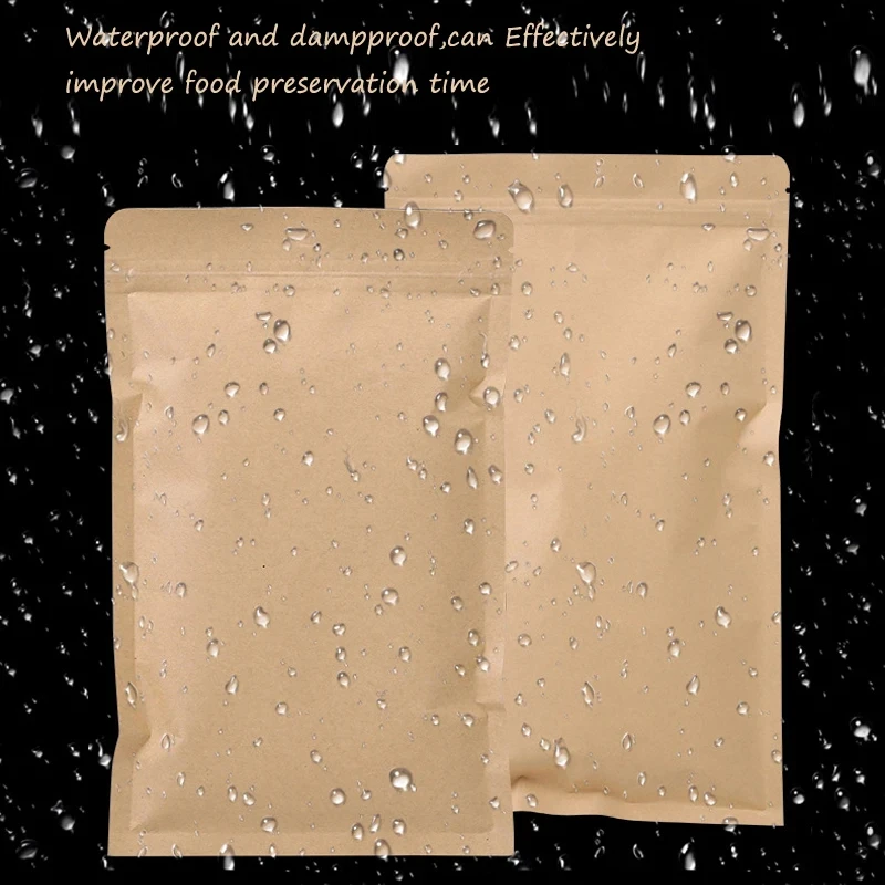 100 SZT. Brązowe Torebki z Pap – Food Storage Bag recenzja i cena