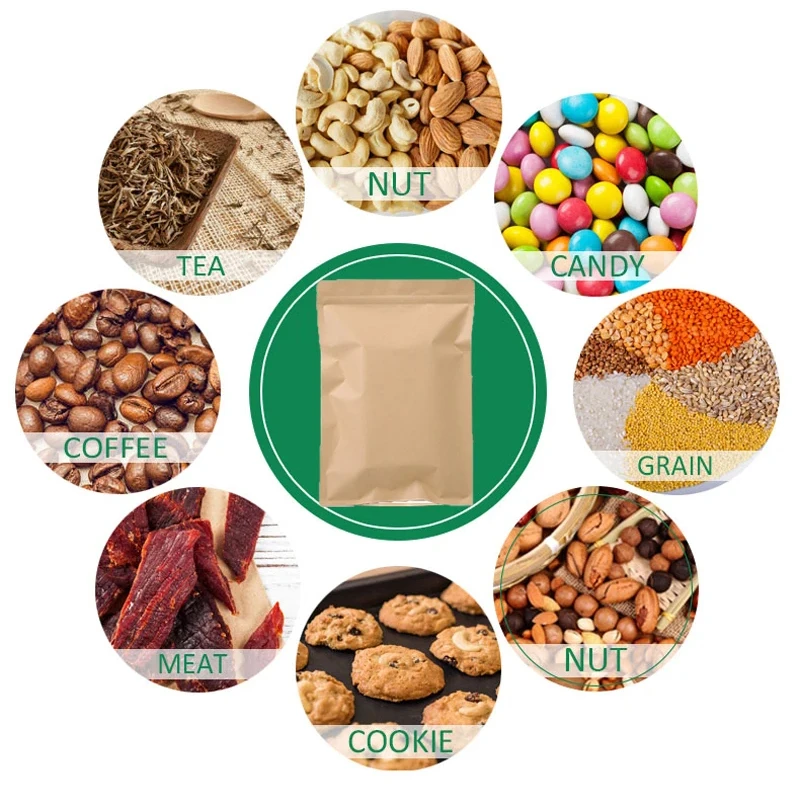 100 SZT. Brązowe Torebki z Pap – Food Storage Bag recenzja i cena