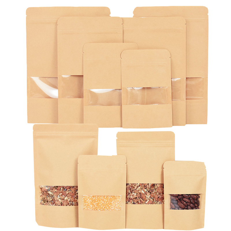 20/50szt Kraft Paper Zip Lock  – Food Storage With Lock recenzja i cena