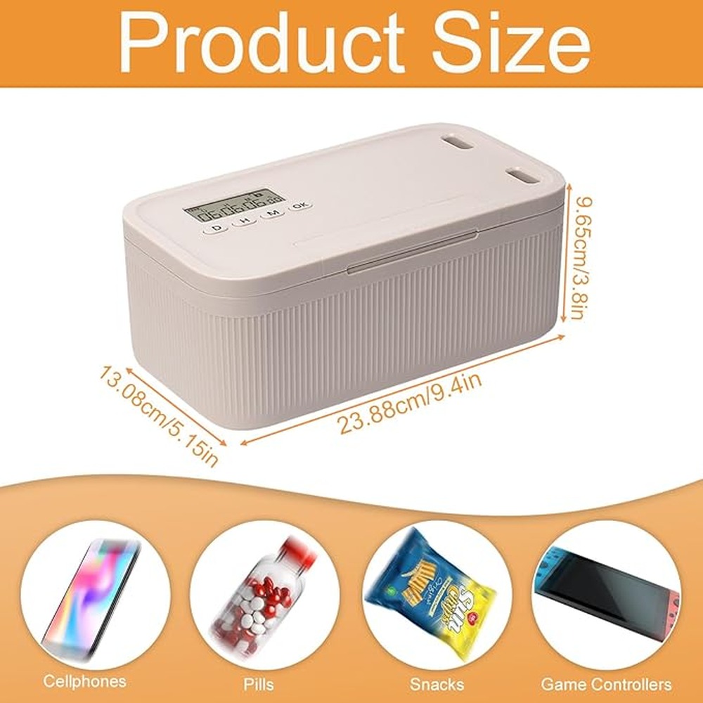 Pojemnik na żywność z timerem  – Food Storage With Lock recenzja i cena