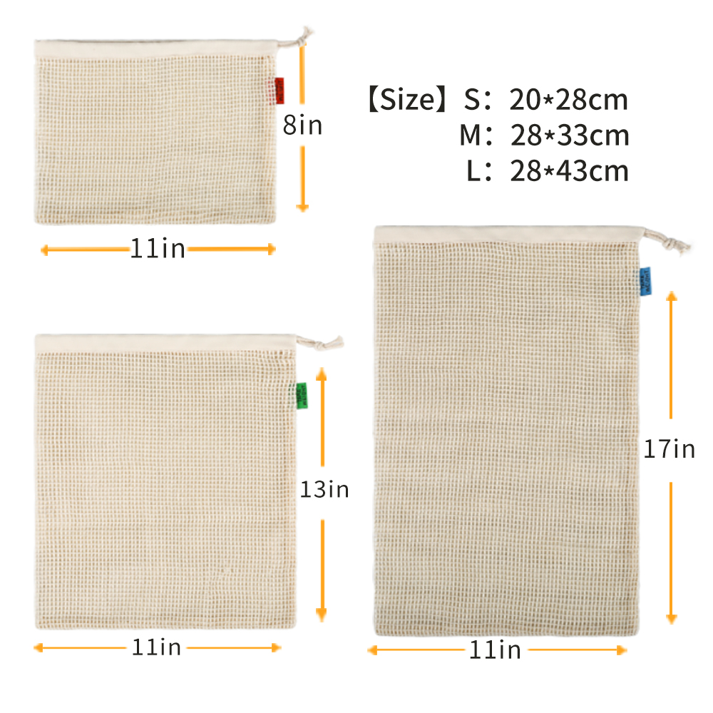Organiczna bawełniana torba wi – Produce Bag Reusable Mesh recenzja i cena