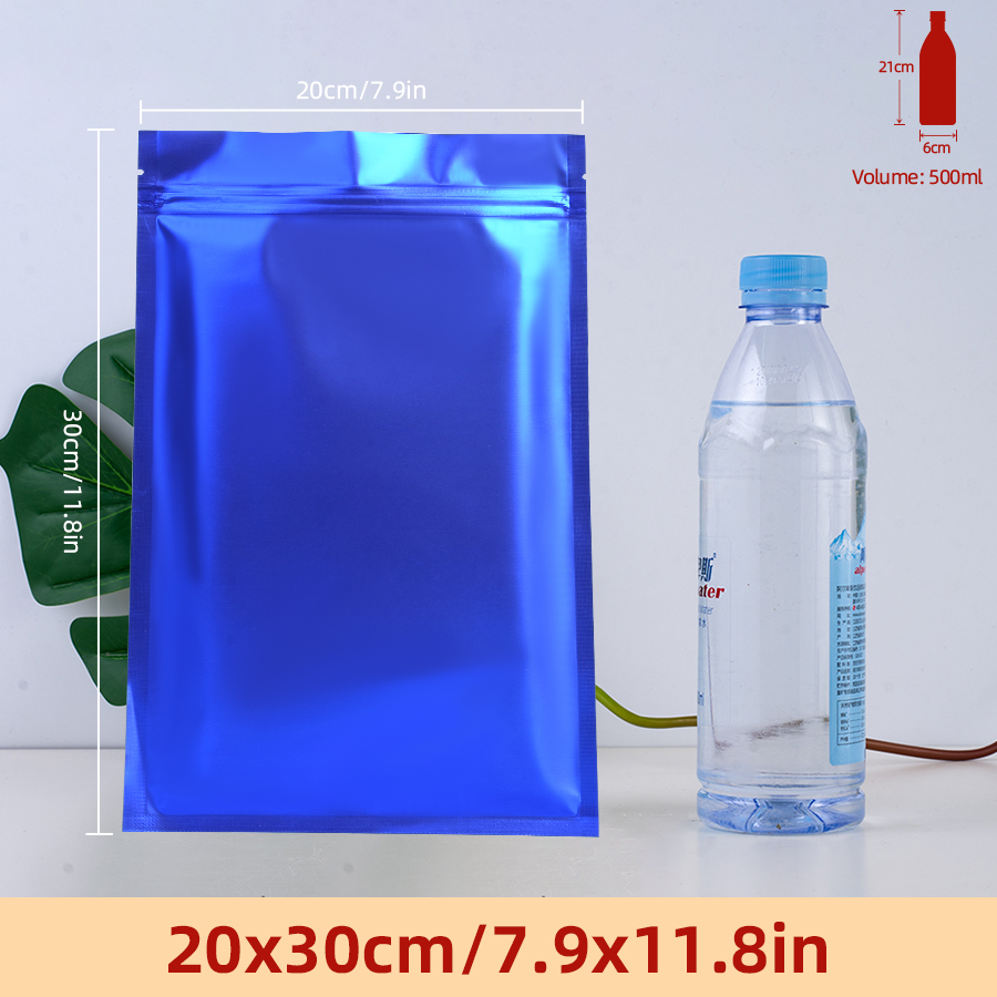 100 szt. Matowych niebieskich  – Food Storage Bag recenzja i cena
