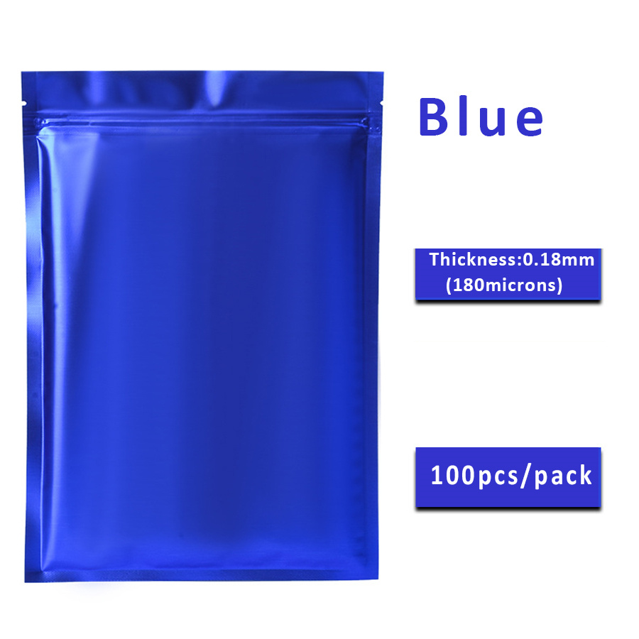 100 szt. Matowych niebieskich  – Food Storage Bag recenzja i cena