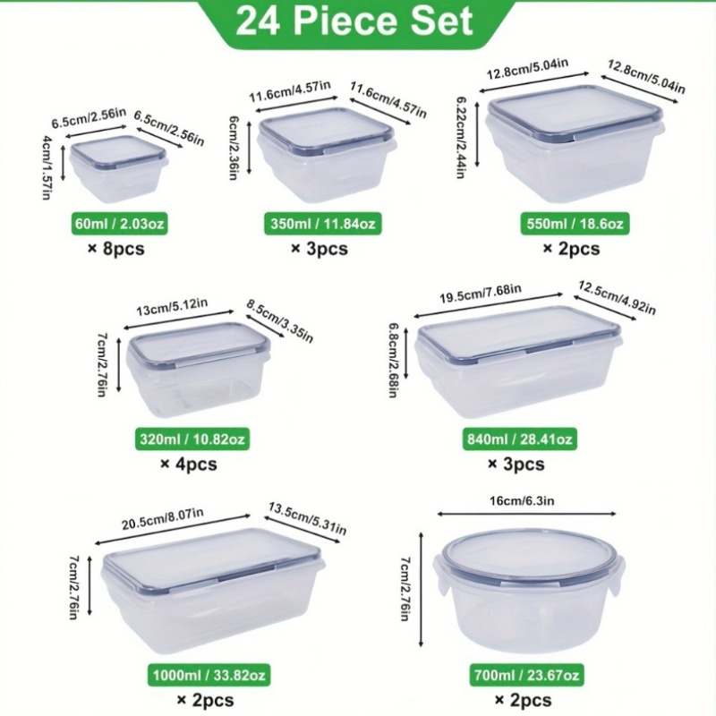 48-częściowy zestaw pojemników – Food Storage Canister recenzja i cena