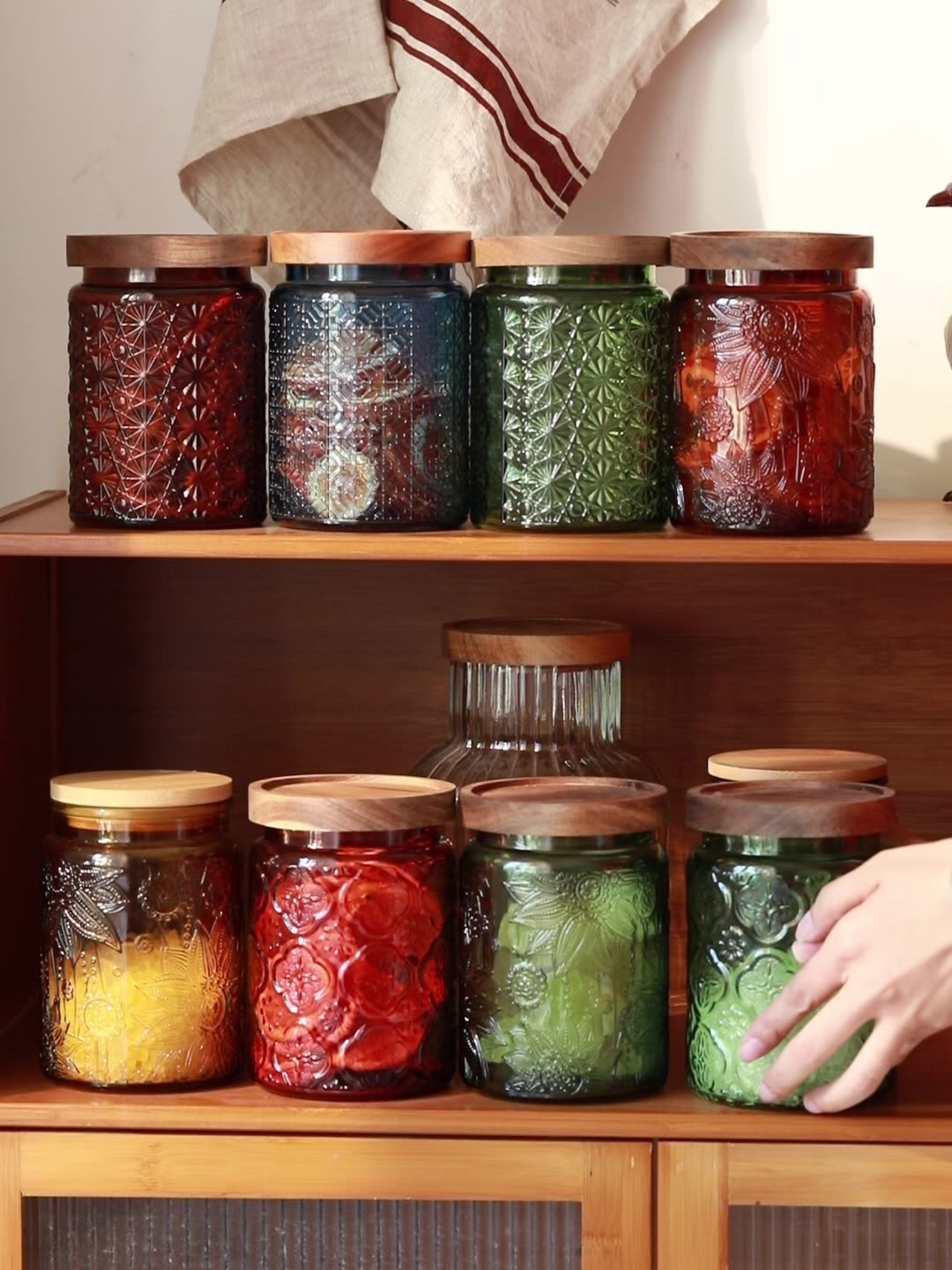 Szklany słoik kuchenny w stylu – Food Storage Pantry recenzja i cena