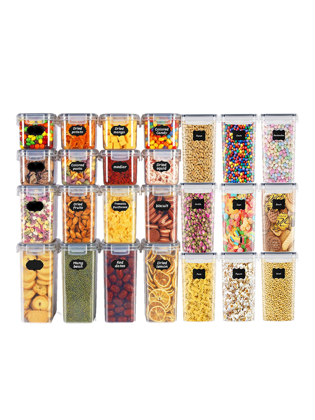48 sztuk, szczelne pojemniki d – Food Storage Canister recenzja i cena